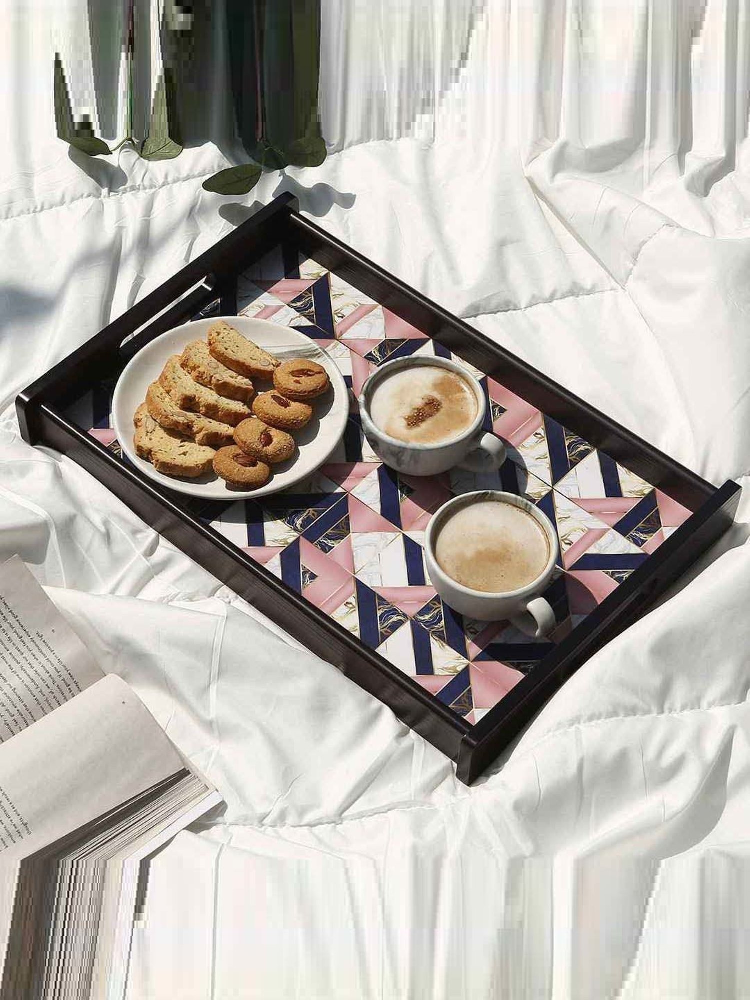 Wonderchef Casablanca Marble Mosaic Medium Tray
