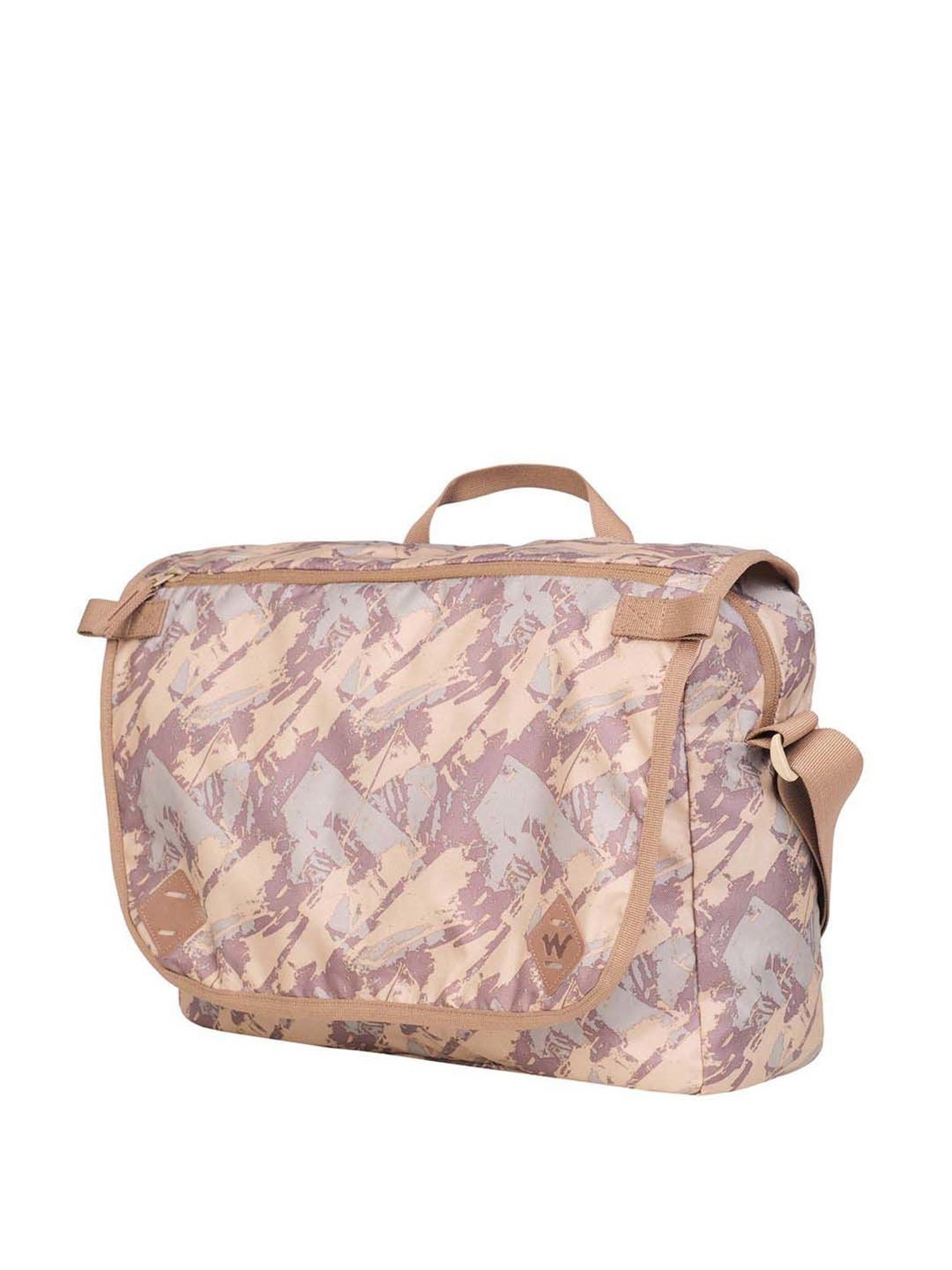 Priority Black Synthetic Large Messenger Bag