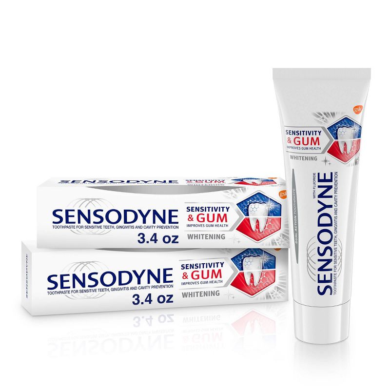 Sensodyne Sensitivity & Gum Whitening Toothpaste - 3.4oz/2pk