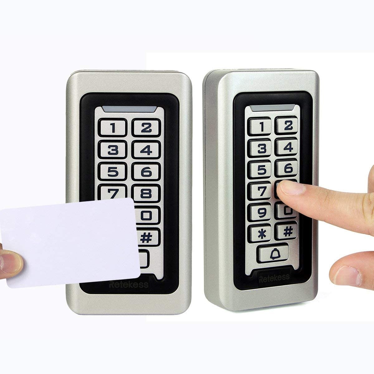 Retekess T-AC03 Access Control Keypad RFID Keypad Door Access Control Stand-Alone Keypad 2000 Users Wiegand 26-bit Support Proximity RFID Card