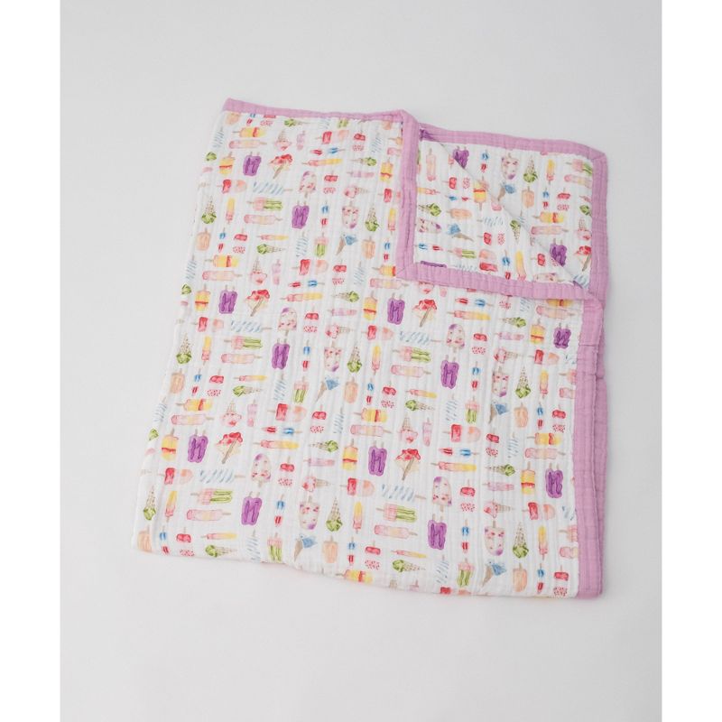 Little Unicorn Cotton Muslin Quilt Big Kid - Brain Freeze