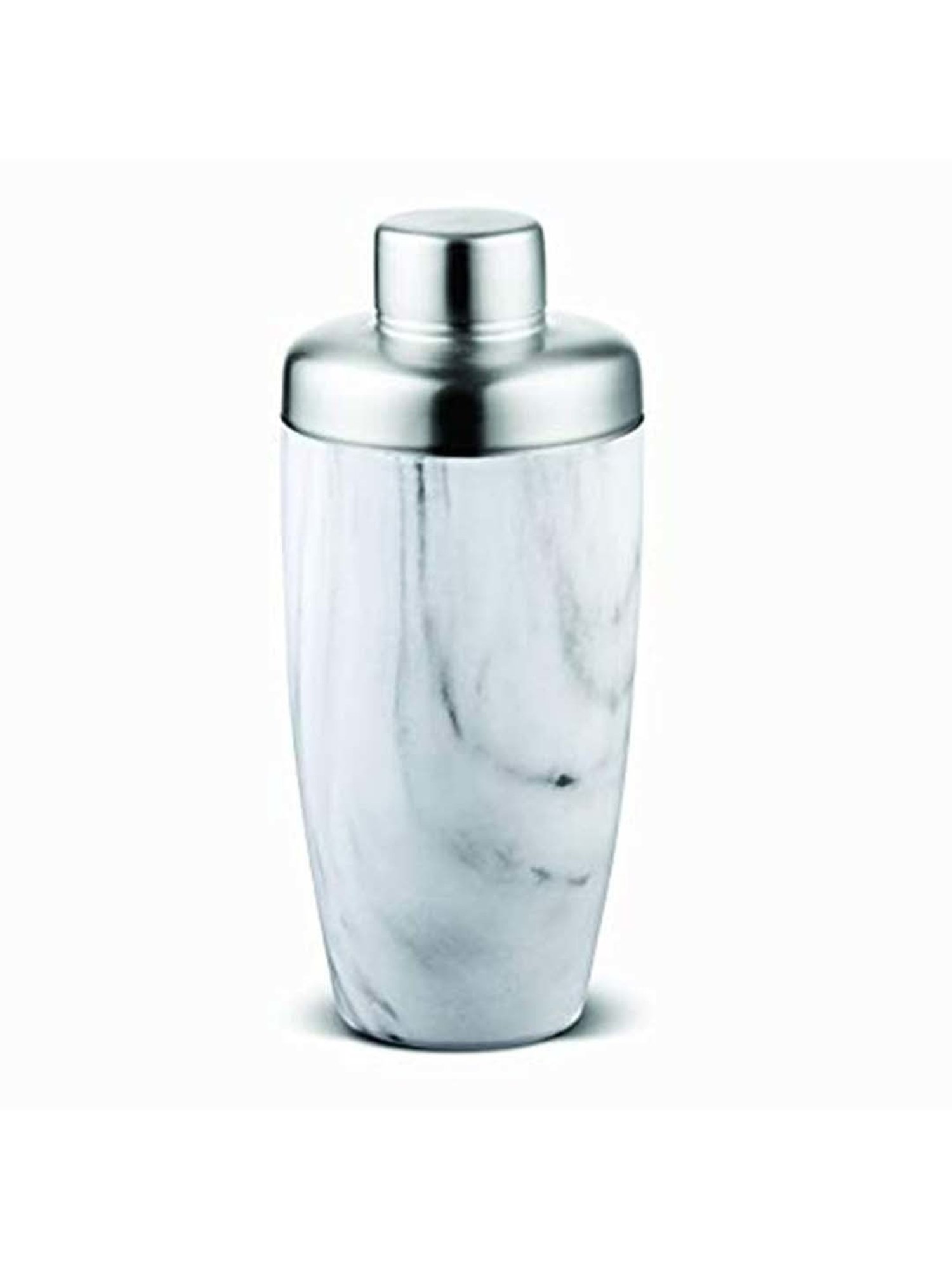 FnS White Stainless Steel 5-Piece Bar Set