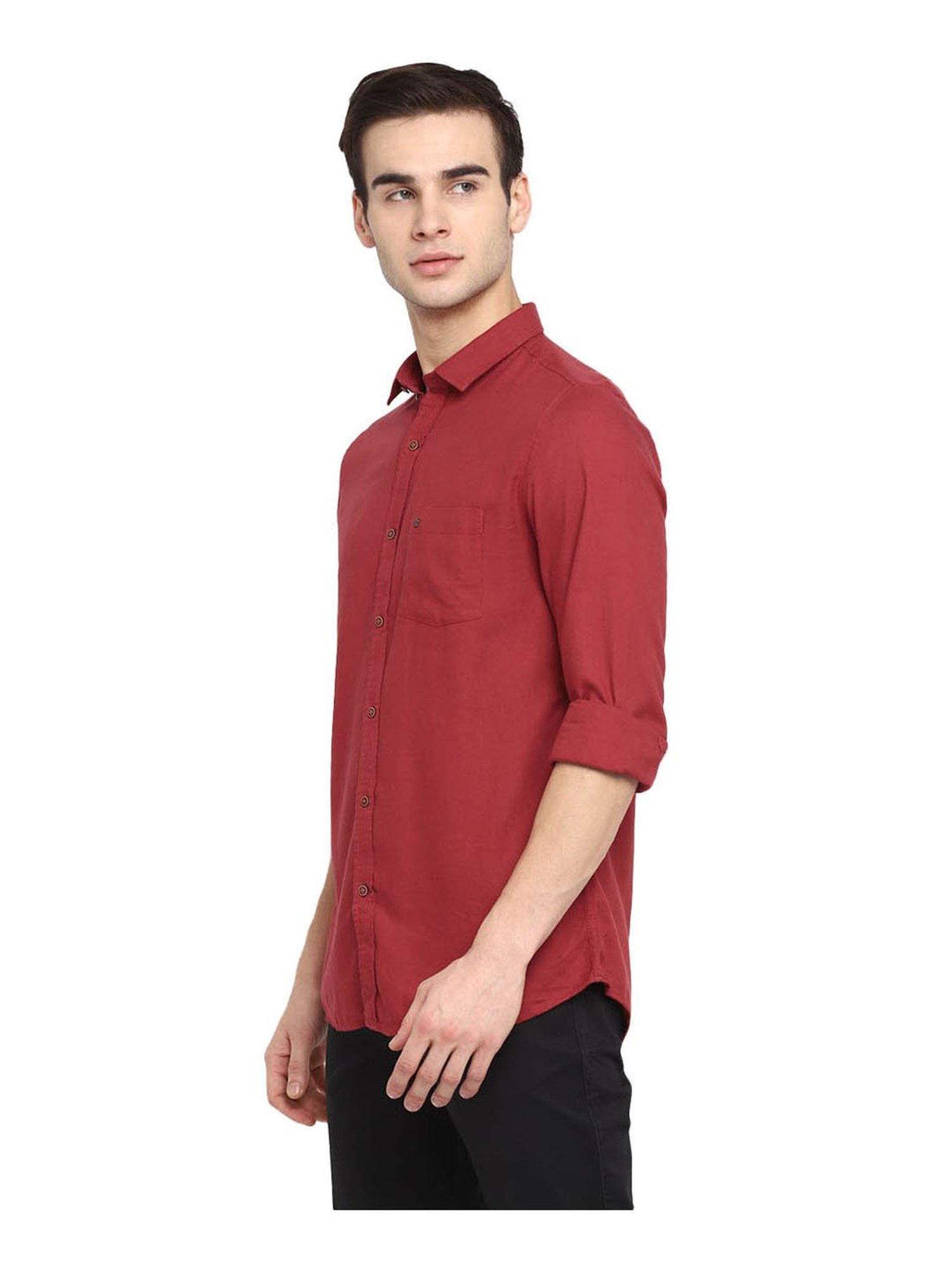 Turtle Red Slim Fit Shirt