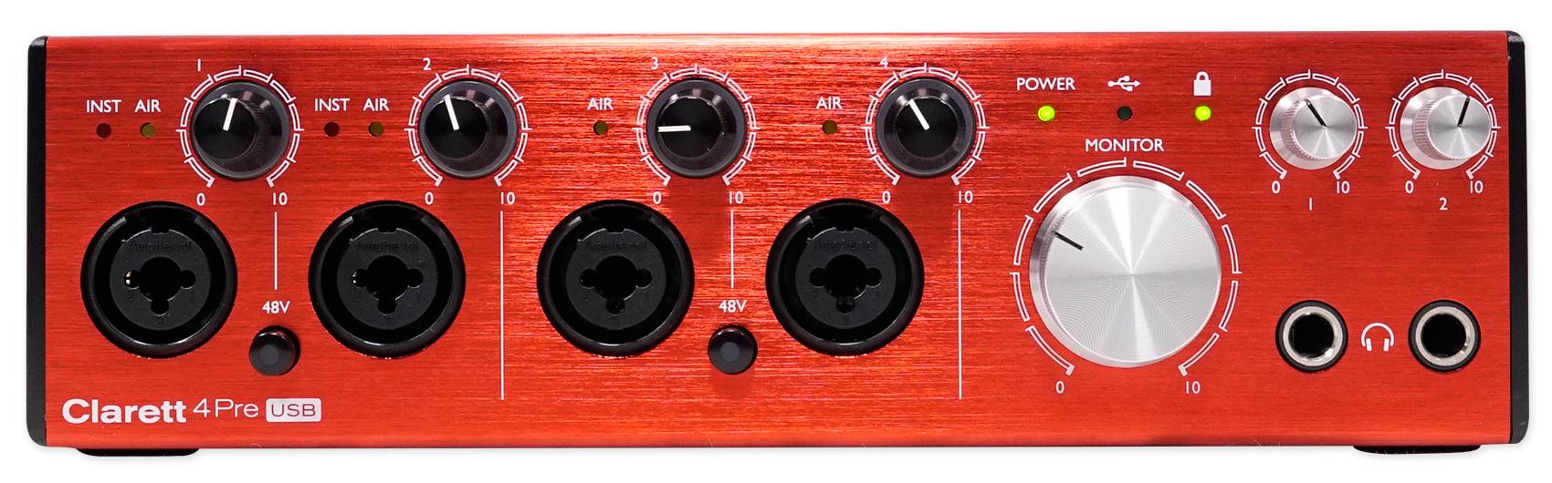 Focusrite Clarett 4Pre USB Audio Interface