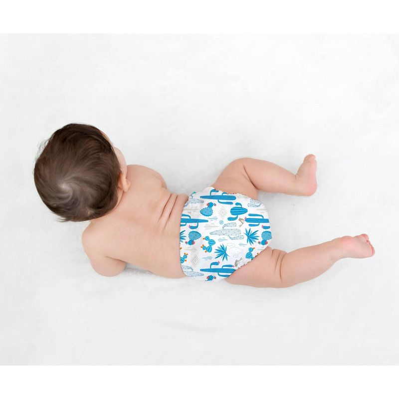 Charlie Banana Reusable All-in-One Cloth Diaper - Cactus Azul