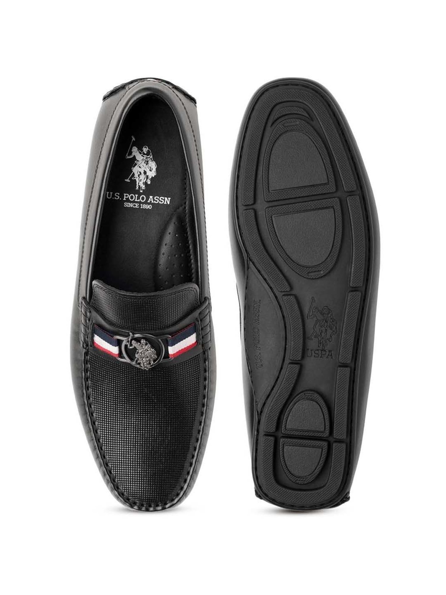 U.S. Polo Assn. Men's GREGOR Black Loafers