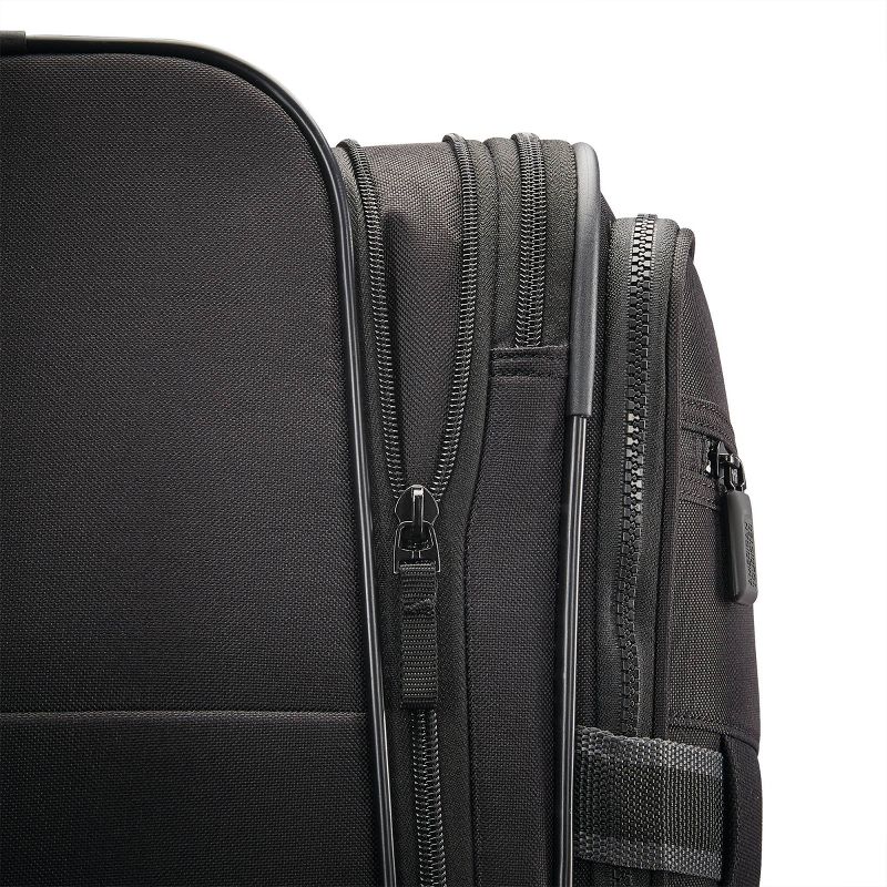 American Tourister 22.5" Softside Carry On Spinner Suitcase - Black