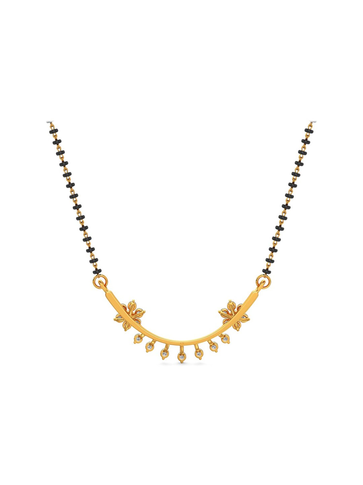 Waman Hari Pethe Jewellers 18k Gold & Diamond Mangalsutra for Women