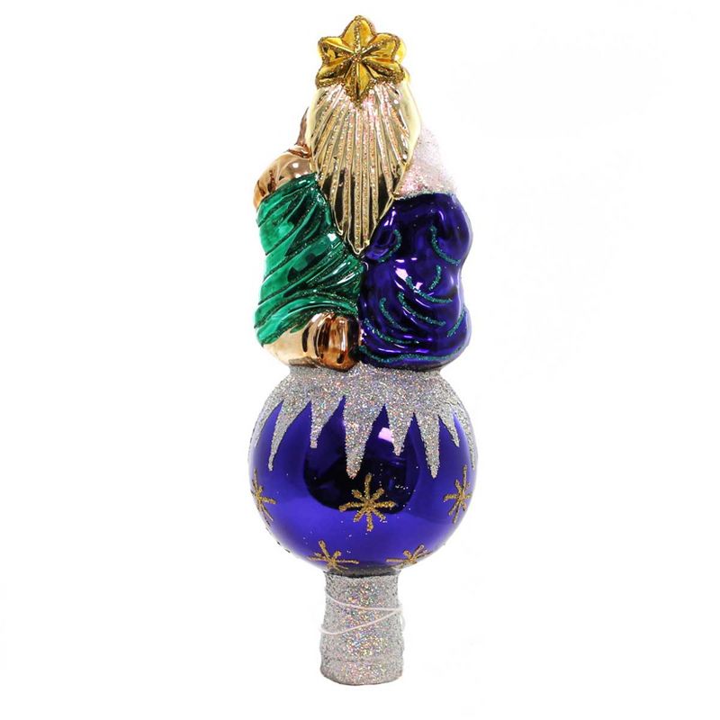 Old World Christmas 9.5" Nativity Tree Top Finial Holy Family  -  Tree Toppers