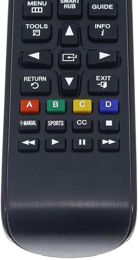 Universal Samsung TV Remote Control for All Smart HD LED LCD Samsung Televisions Models with Smart HUB Button BN59-01199F BN59-01198X BN59-01198G BN59-01302A BN59-01198C