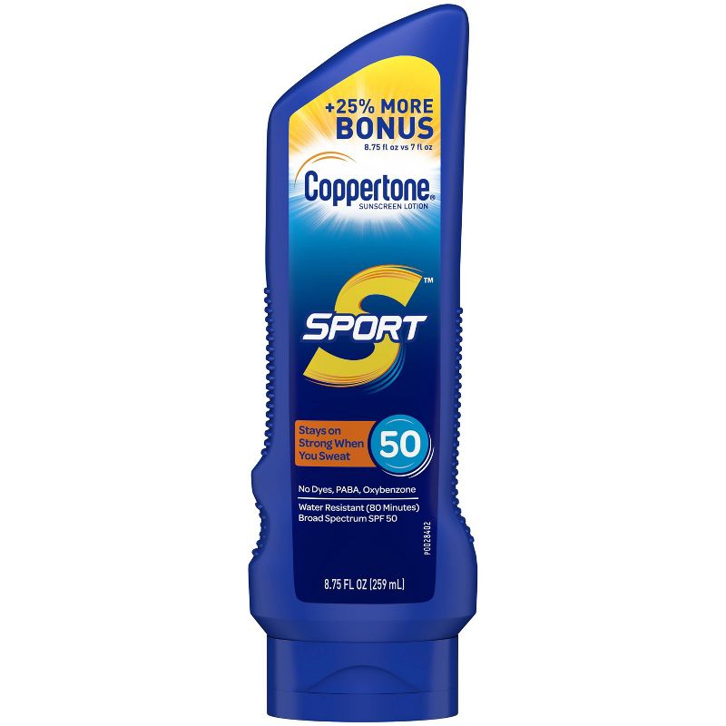 Coppertone Sport Lotion - SPF 50 - 8.75 fl oz