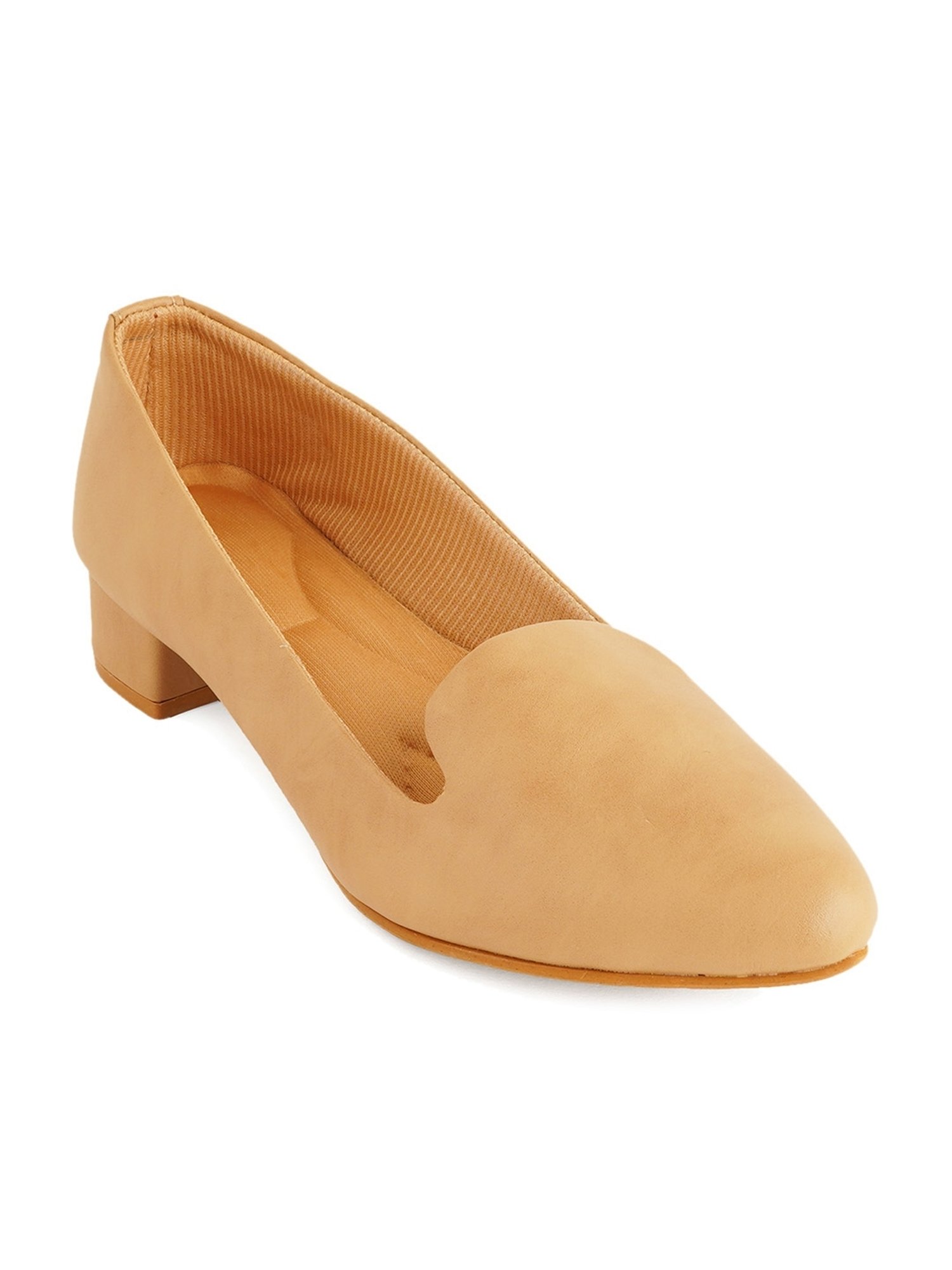 Scentra Women's Beige Casual Pumps