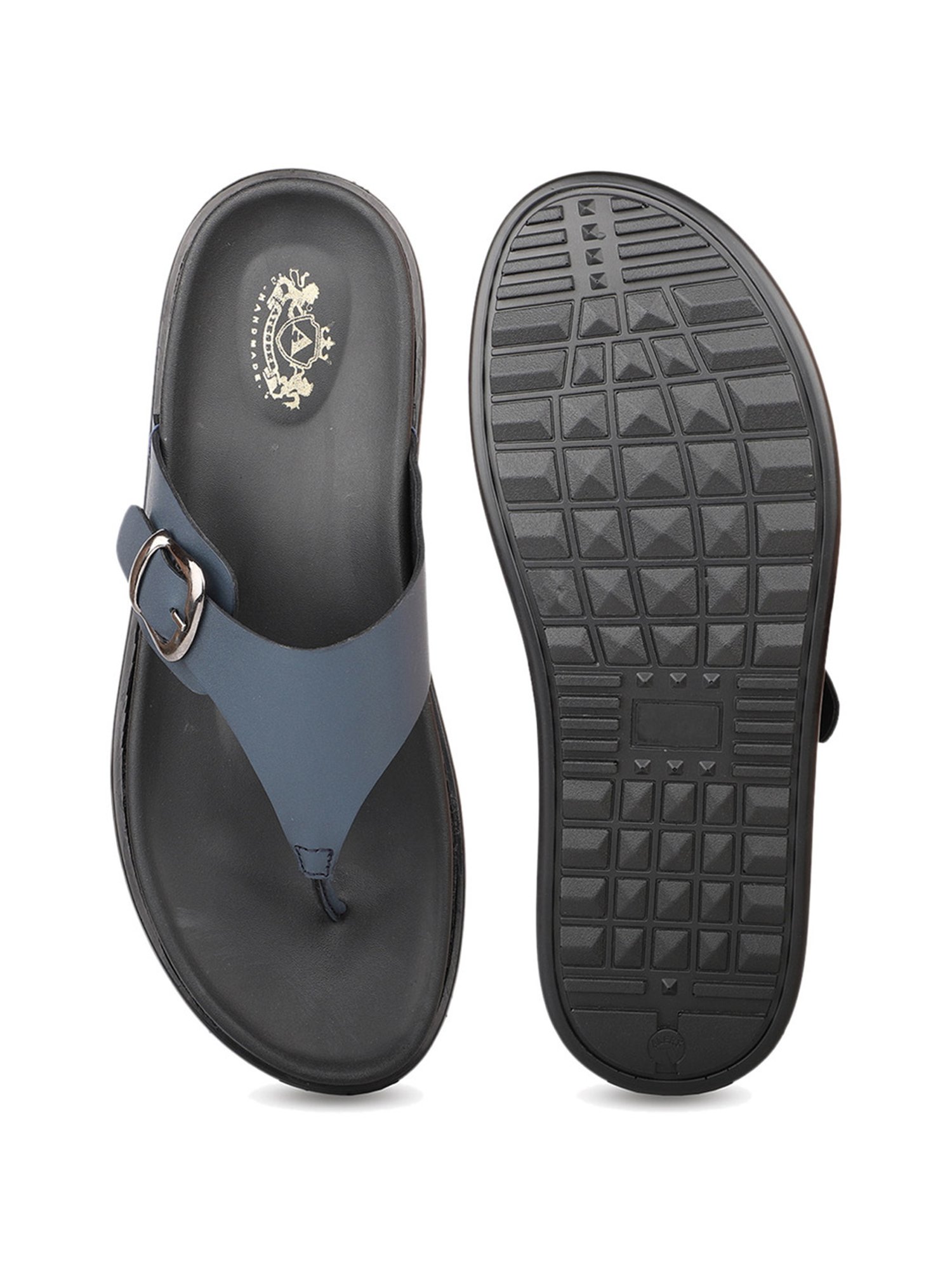 Atesber by Inc.5 Men's Blue T-Strap Sandals