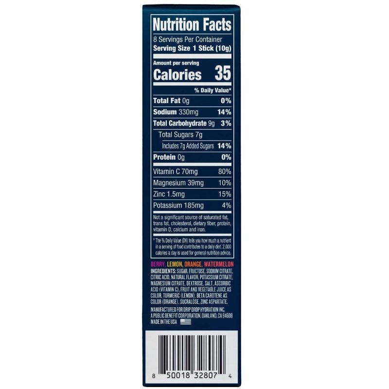 DripDrop Hydration Variety Pack - 10g/8ct