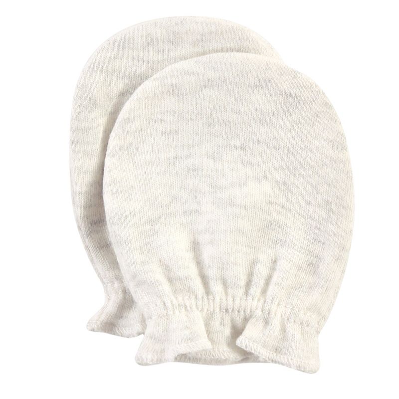 Hudson Baby Infant Girl Cotton Scratch Mittens, Enchanted Forest, 0-6 Months