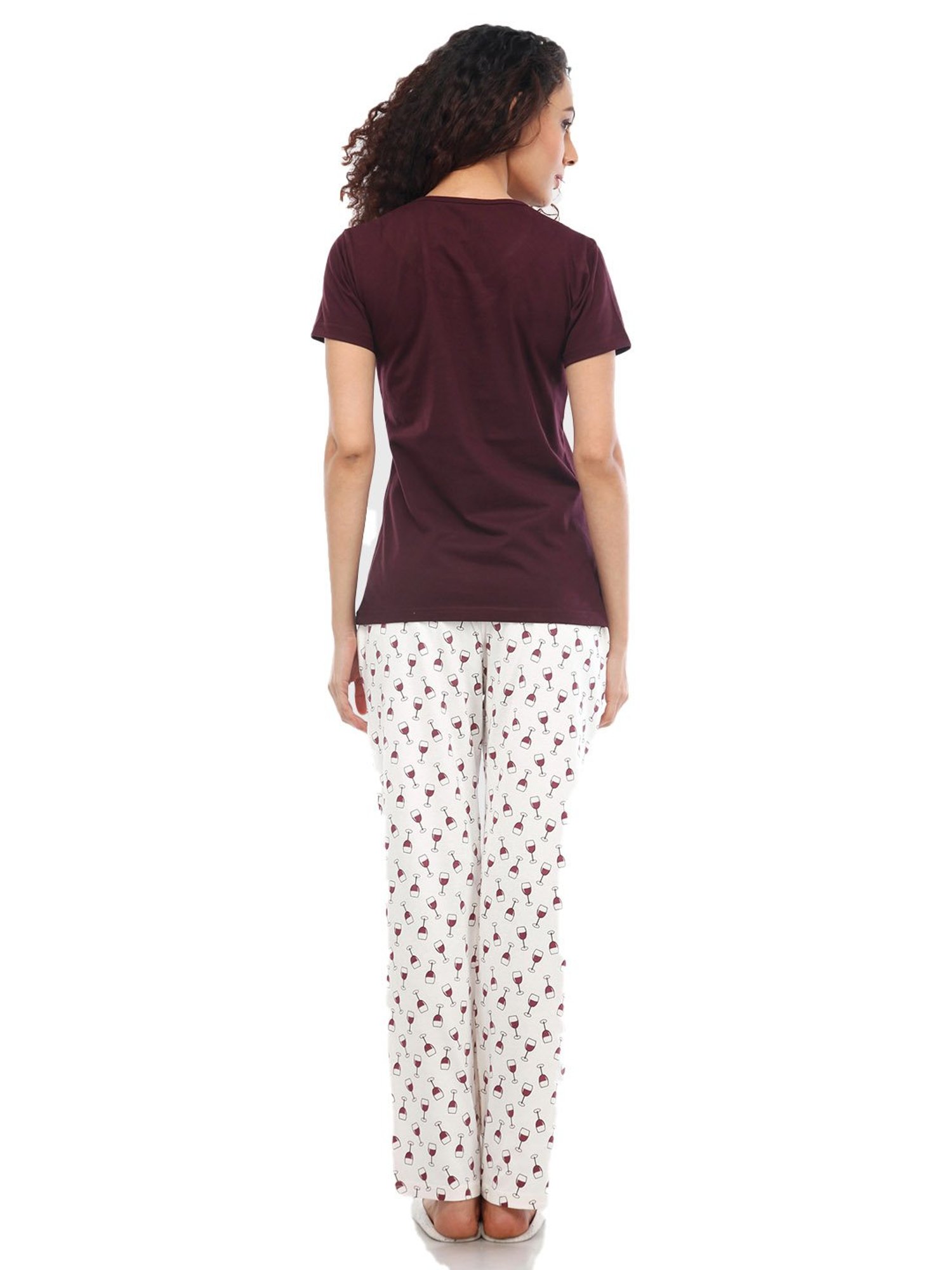 Nite Flite Multicolor Printed Top With Pyjamas