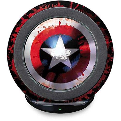 Captain America Fast Charge Wireless Charging Stand Skin - Captain America Shield | Marvel X Skinit Skin