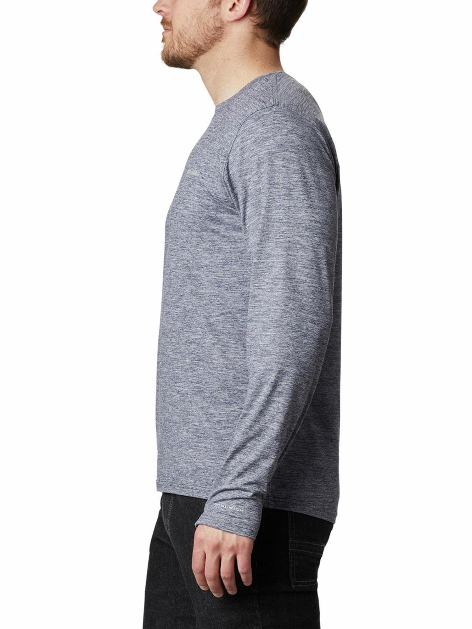 Columbia Grey Polyester Active fit T-Shirt