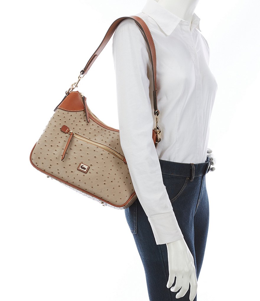Dooney & Bourke Ostrich Collection Hobo Bag