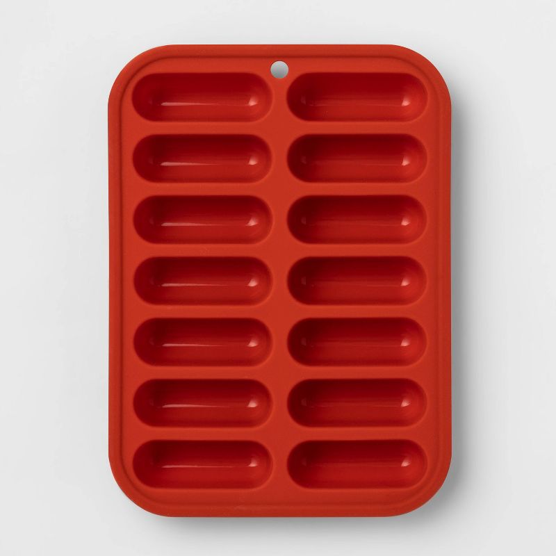 Silicone Ice Cube Tray Red - Room Essentials™