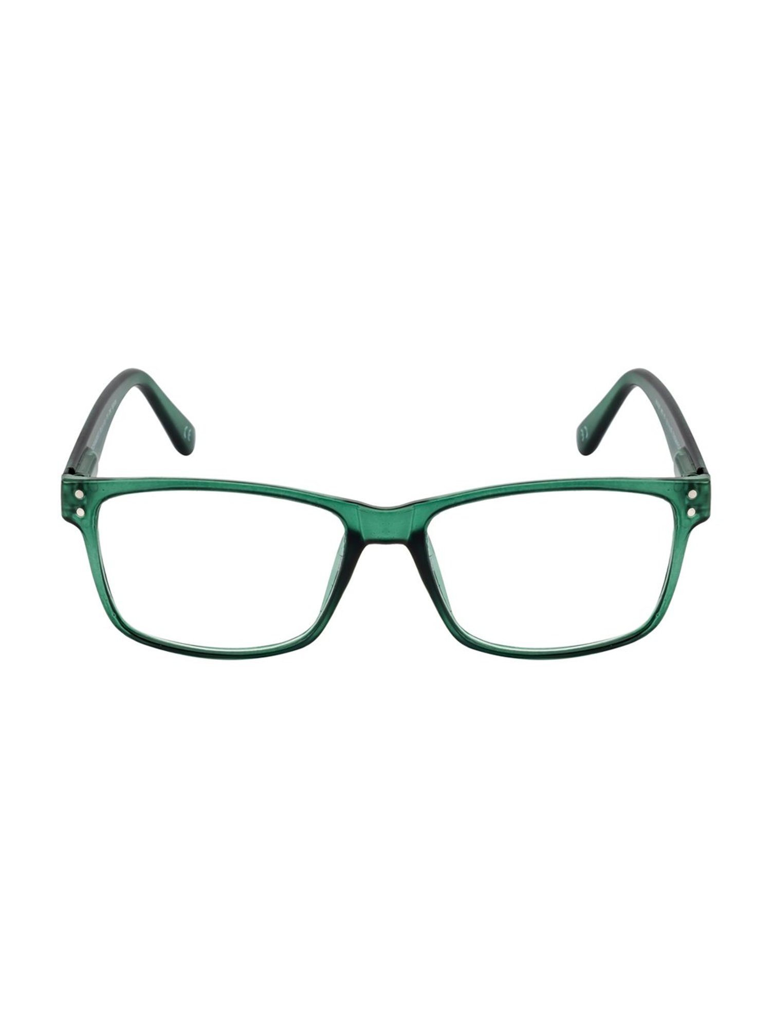 Oceanides Green Rectangular Unisex Eye Frames