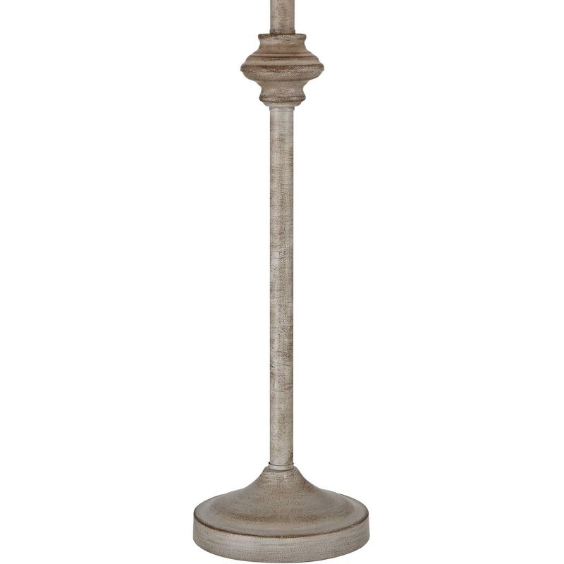 360 Lighting Lynn Beige Wood Buffet Black Shade Table Lamps Set of 2