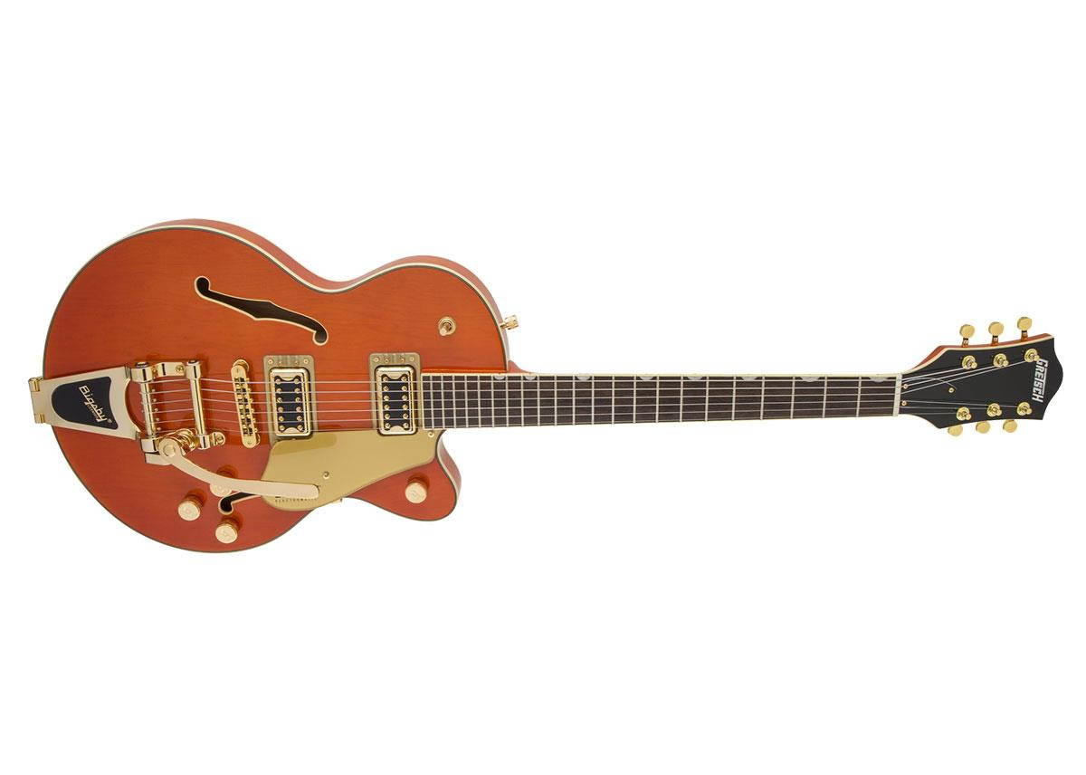Gretsch G5655TG Electromatic Center Block Jr. Semi-Hollow Electric Guitar (Orange Stain)