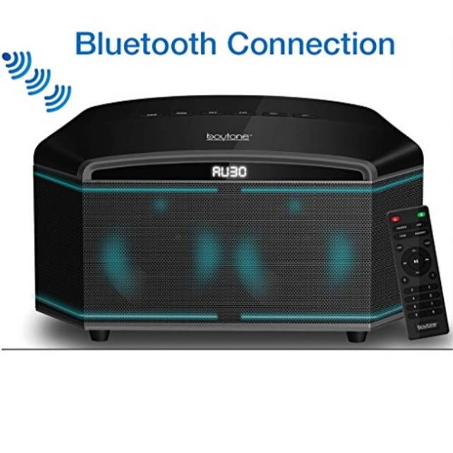 Boytone BT-64B Wireless Bluetooth Premium HiFi Stereo Home Theater Clear Sound FM Radio USB SD MP3