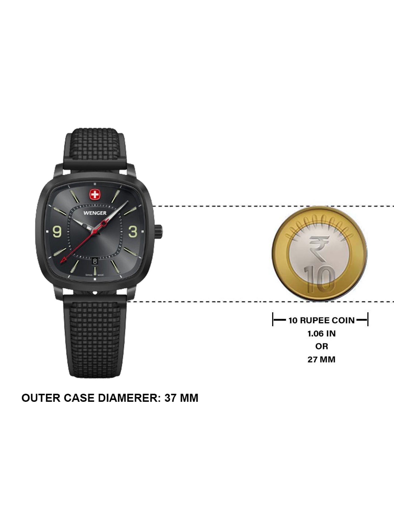 Wenger 01.1921.113 Analog Watch for Men