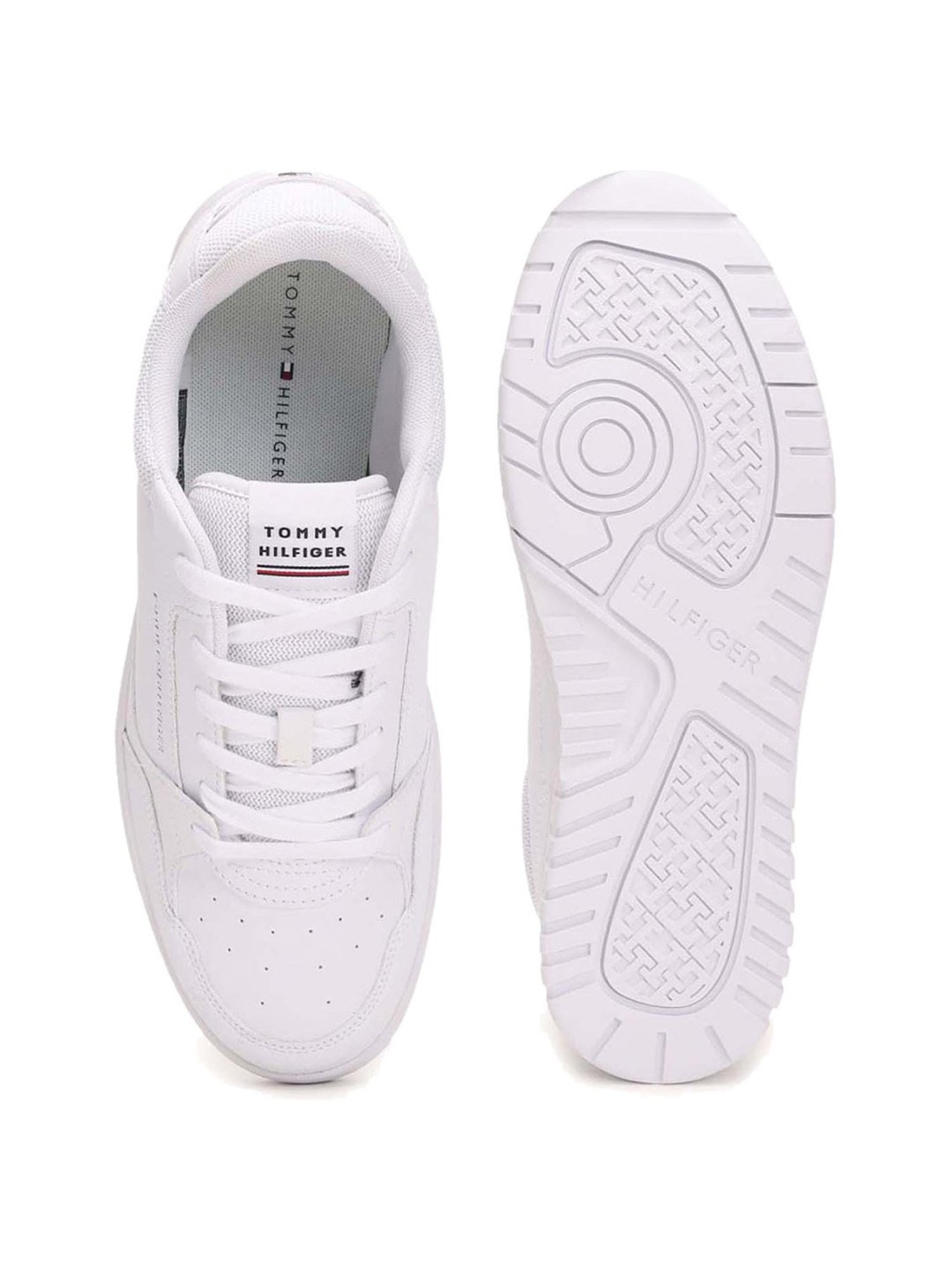 Tommy Hilfiger Men's White Casual Sneakers