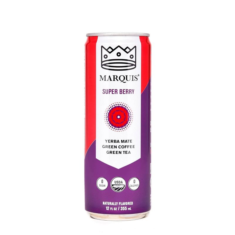 Marquis Yerba Mate Super Berry - 12 fl oz Can