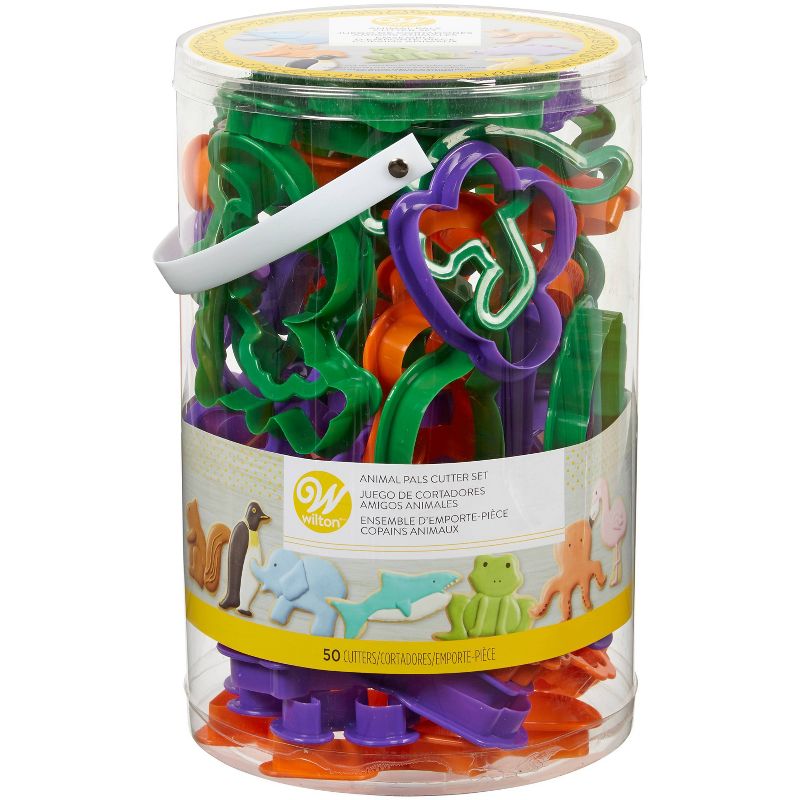 Wilton 50pc Animal Cookie Cutters