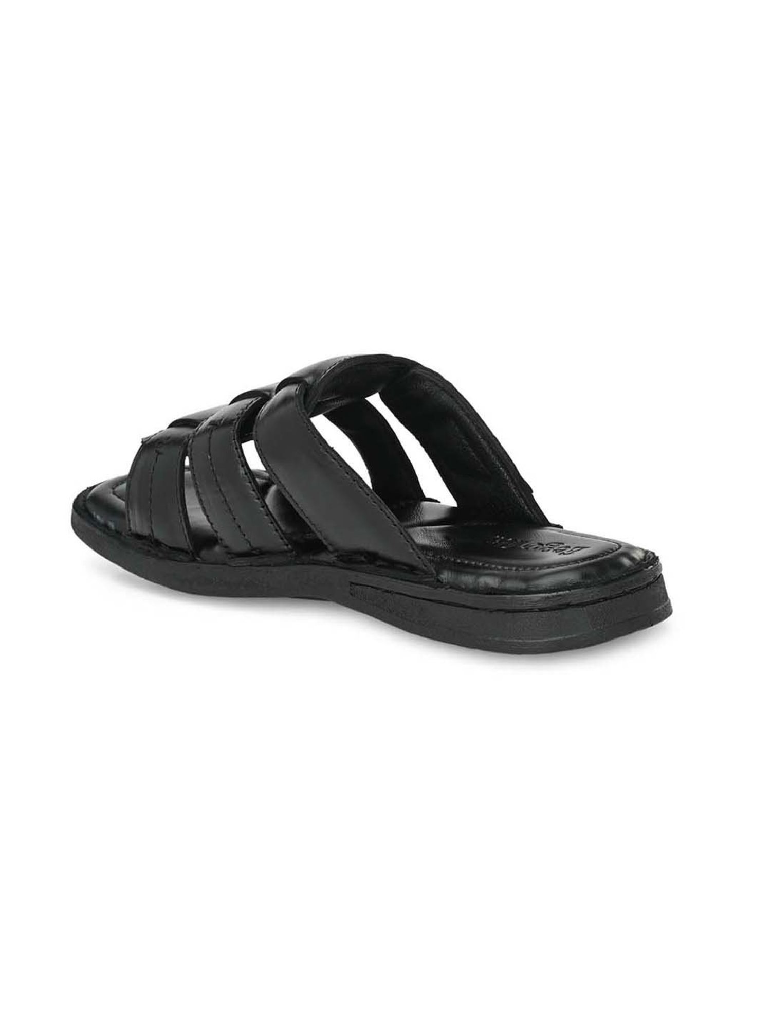 Eego Italy Men's Black Casual Sandals
