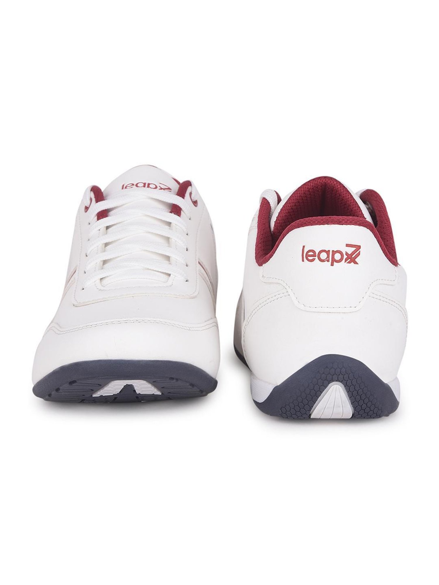 Leap7X by Liberty Men's White Running Shoes