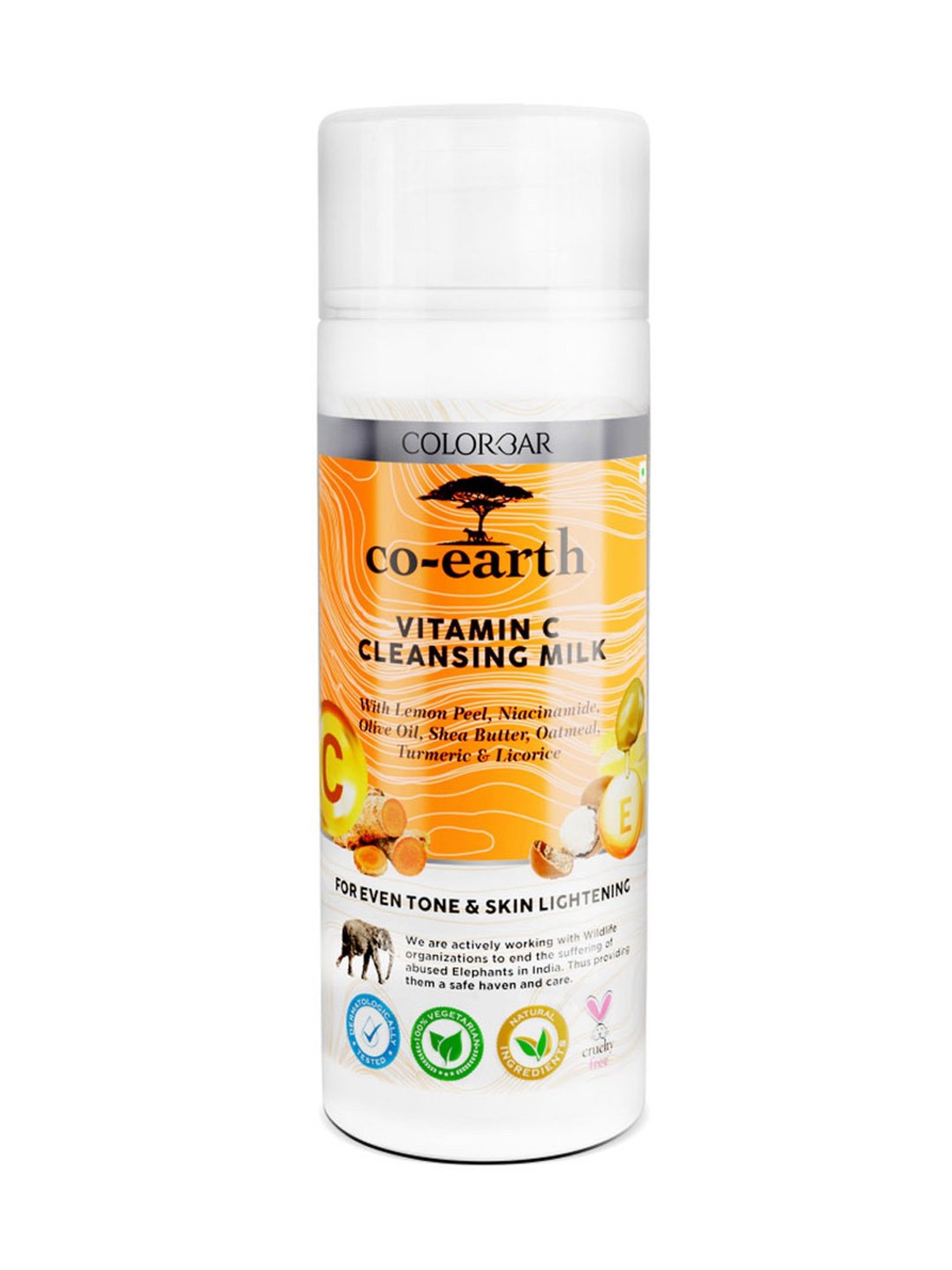 Colorbar Co-earth Vitamin C Cleansing Milk - 200 ml