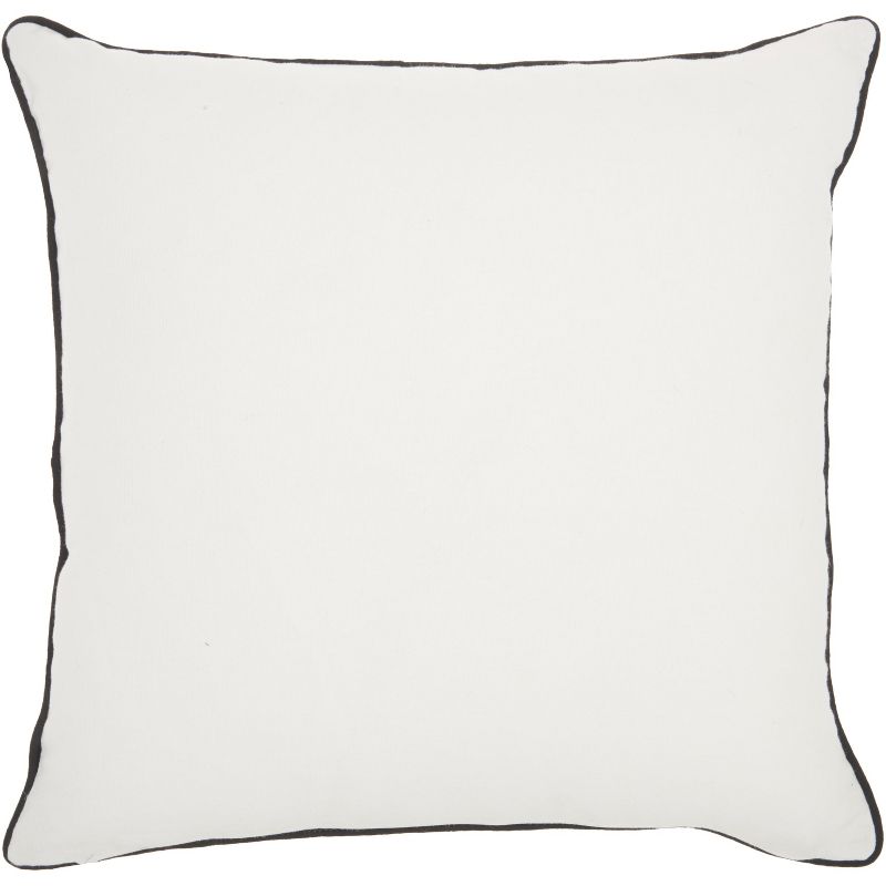 Mina Victory Luminecence Watercolor Flower Multicolor Throw Pillow - 18"X18"