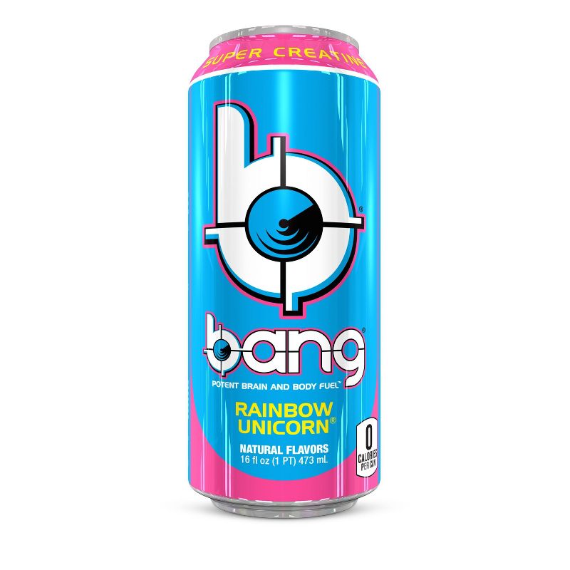 BANG Rainbow Unicorn Energy Drink - 4pk/16 fl oz Can