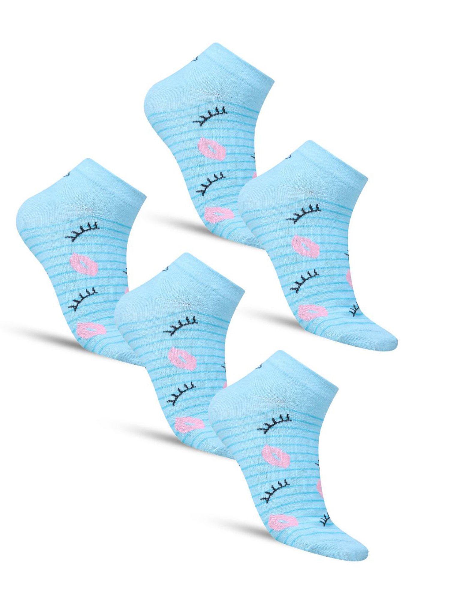 Dollar Socks For Women's Casual Low Ankle In (Pack of 5)