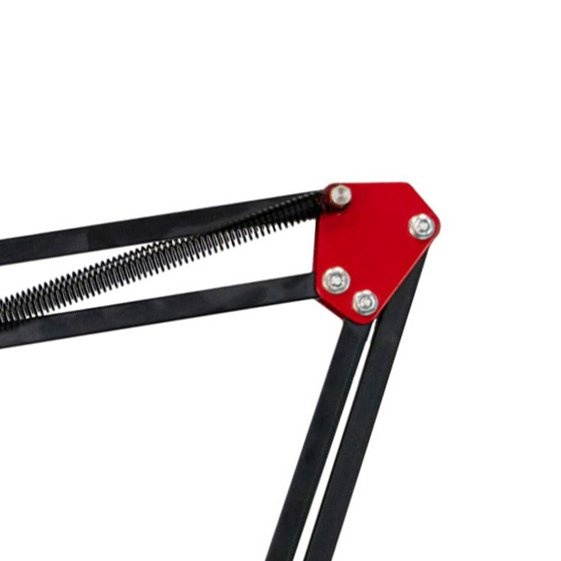 Adjustable Microphone Suspension Boom Scissor Arm Stand with Microphone Clip