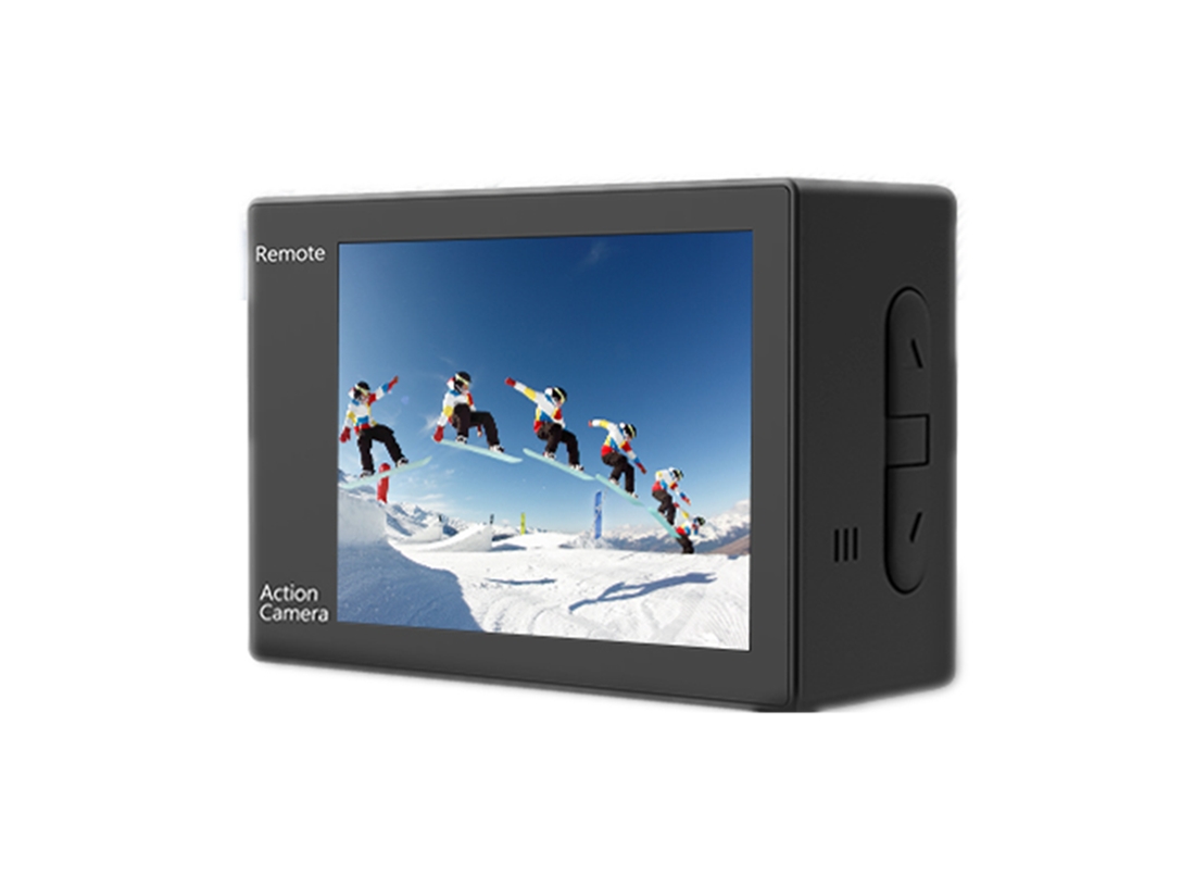 Dragon Touch Vision 3 Pro 4K Action Camera Touch Screen 16MP 100 feet Waterproof Camera Adjustable View Angle WiFi Sports Camera with Remote Control and Helmet Accessories Kit