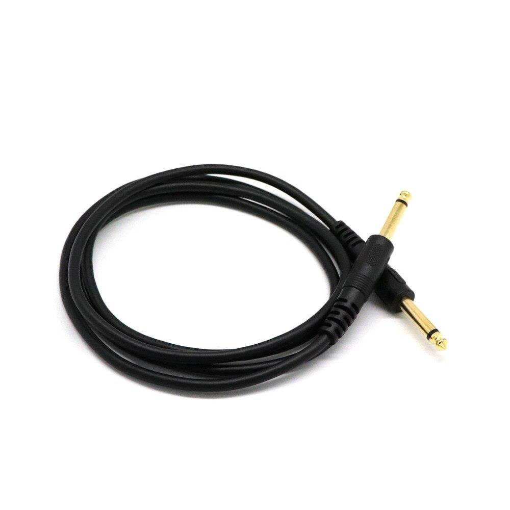 Male to Male 1.5m Premium 6.35mm Mono Jack 1/4" TS Cable Unbalanced Guitar Patch Cords/Instrument Cable Male to Male 1.5m M.27