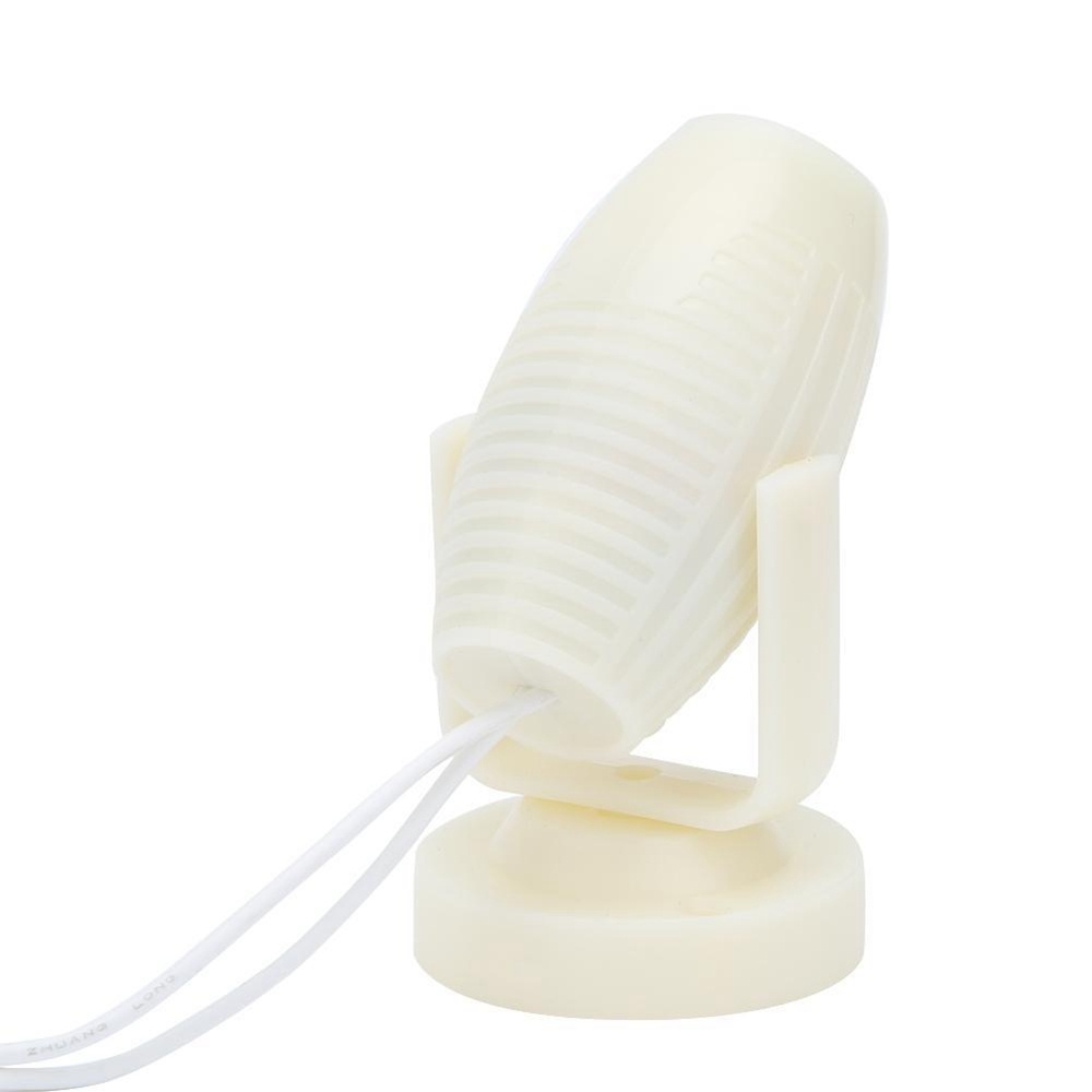 1W RGB LED Colorful Stage Lamp White Shell Spot Light for Disco KTV Party AC110-220V  Warm White