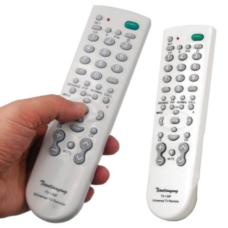 est 1pc One For All Universal Remote Control White TV Perfect Replacement Telvision Remote Control Mayitr