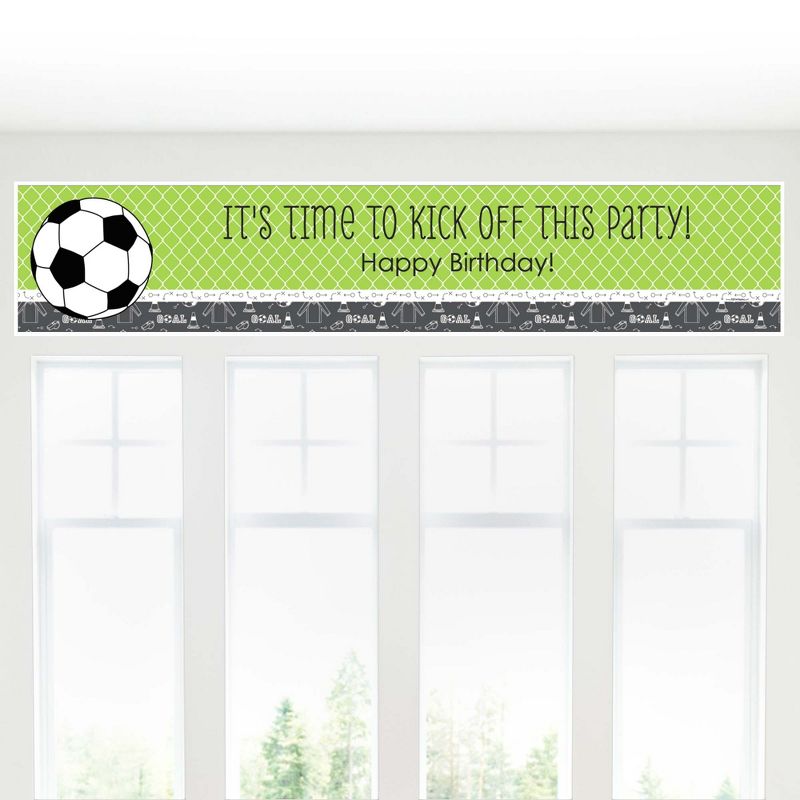 Big Dot of Happiness Two Much Fun - Boy - 2nd Happy Birthday Decorations Party Banner