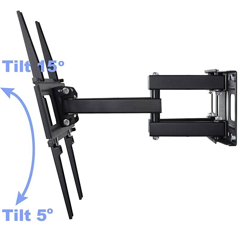 MW340B2 TV Wall Mount Bracket for Most 2765 Inch LED LCD OLED and Plasma Flat Screen TV with Full Motion Tilt Swivel Articulating Dual Arms 14 Extend up to VESA 400x400mm100 LBS WR9