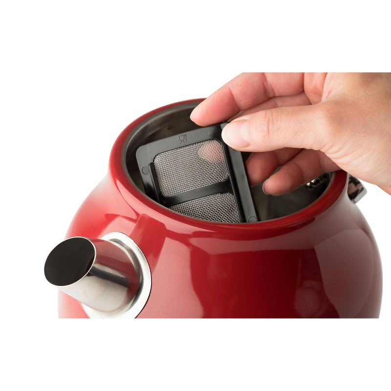 Haden Dorset 1.7L Stainless Steel Electric Kettle - Red