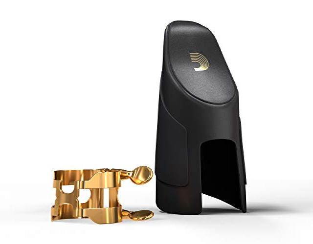 Rico "H" Ligature and Cap Set (Clarinet (Gold Finish))