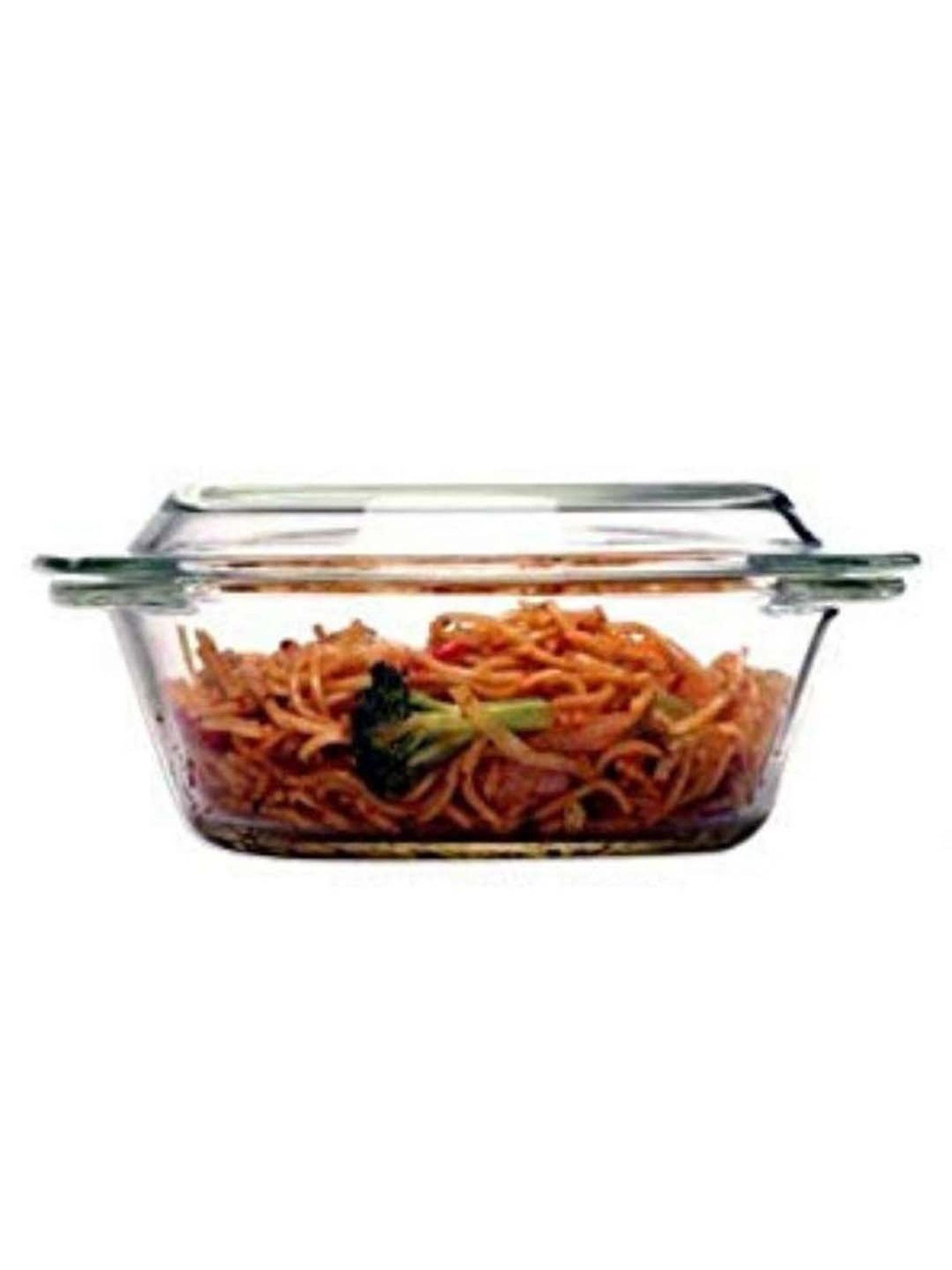 Femora Borosilicate Glass Microwave Safe Serveware Set (2100 ml & 1550 ml) - Set of 4