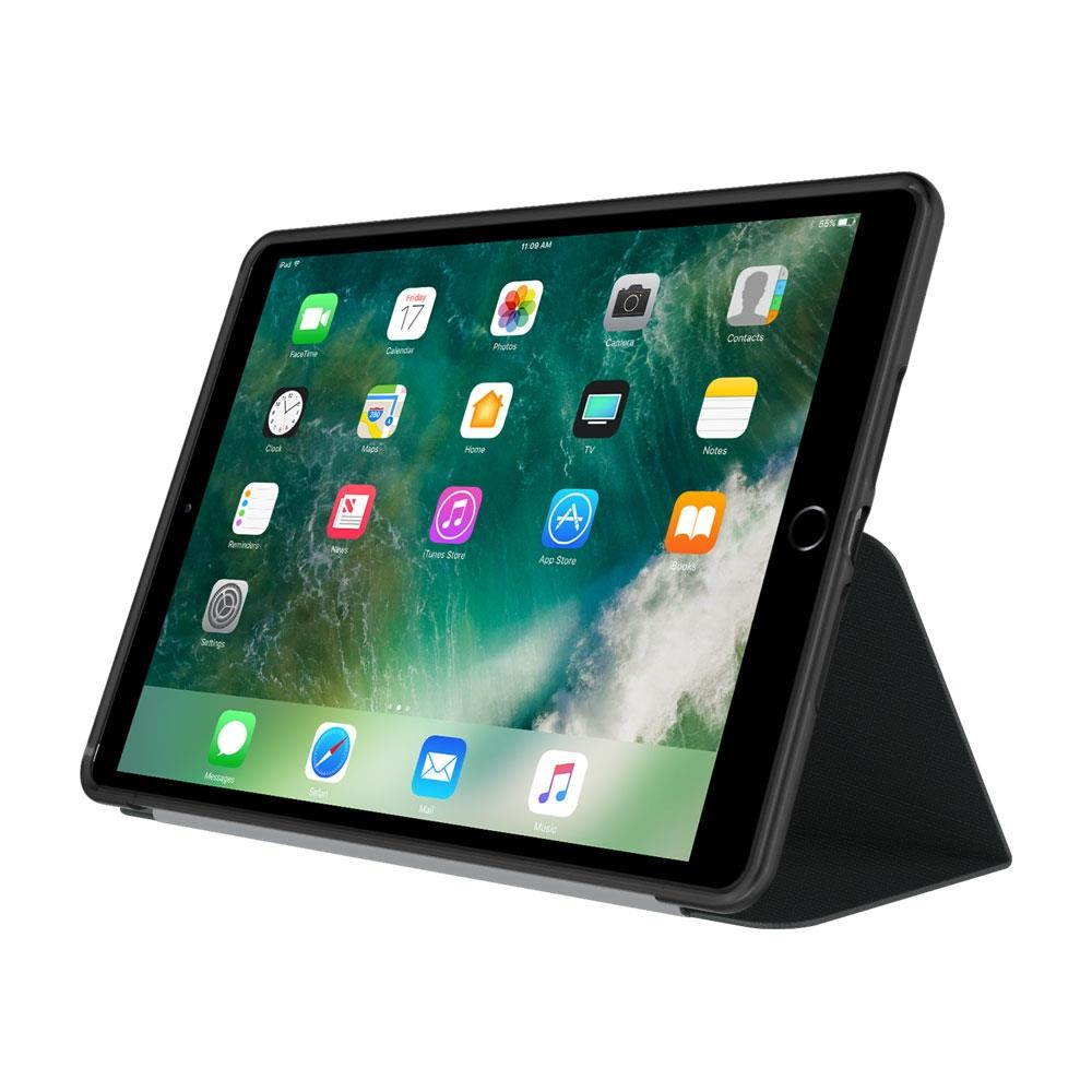 Incipio Clarion iPad Pro 10.5 (2017) Folio Case with Leather Front Cover and Translucent Back for iPad Pro 10.5 (2017) - Black
