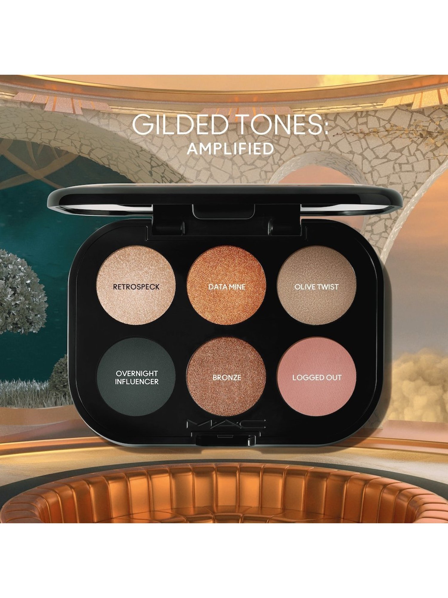 BH Cosmetics 7 Color Shadow Palette Citrine for November - 9 gm